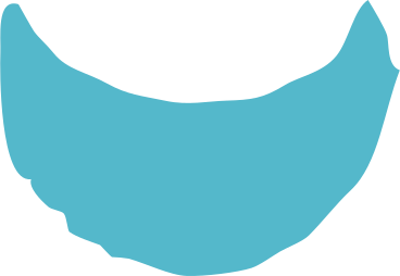 blue crescent PNG, SVG