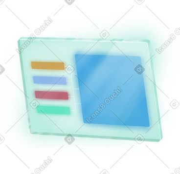 Screen with diagram PNG, SVG