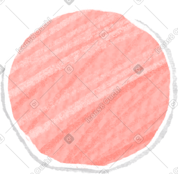 Pink round confetti PNG, SVG