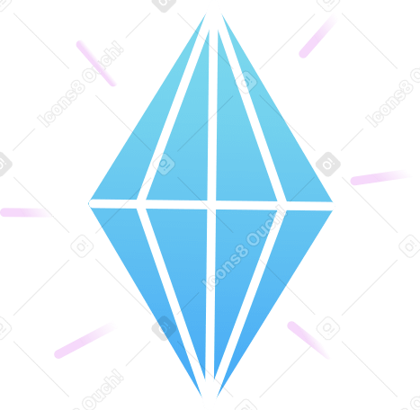 Cristal, crypto-monnaie PNG, SVG