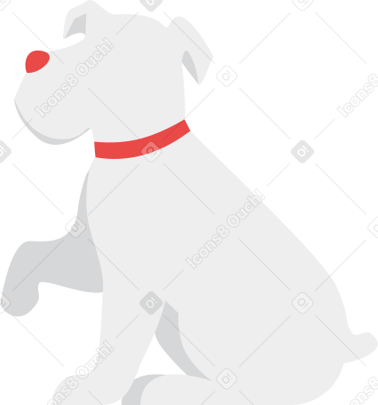 Schnauzer cane grigio PNG, SVG