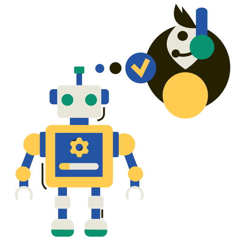 Chatbot Clipart illustration in PNG, SVG