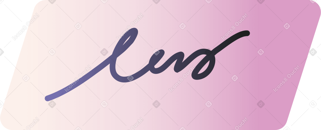 firma PNG, SVG