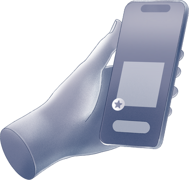 hand holding phone PNG, SVG