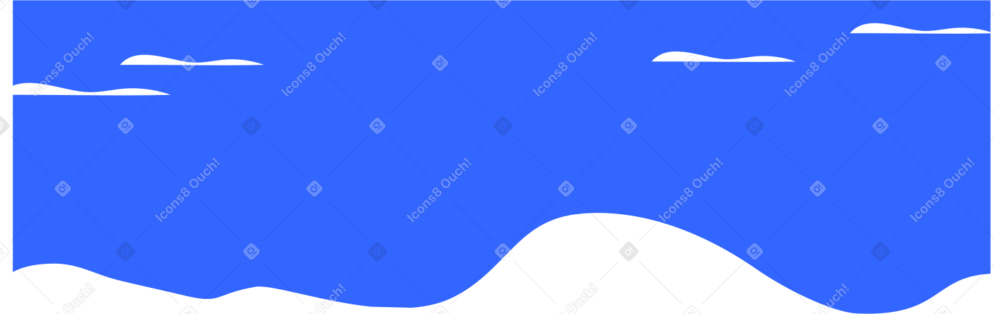 blue sea background Illustration in PNG, SVG