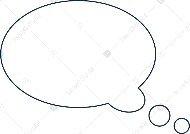 white speech bubble Illustration in PNG, SVG