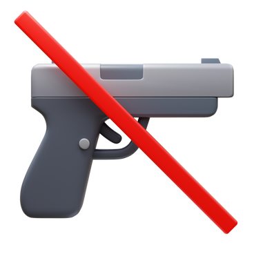 no weapons PNG, SVG