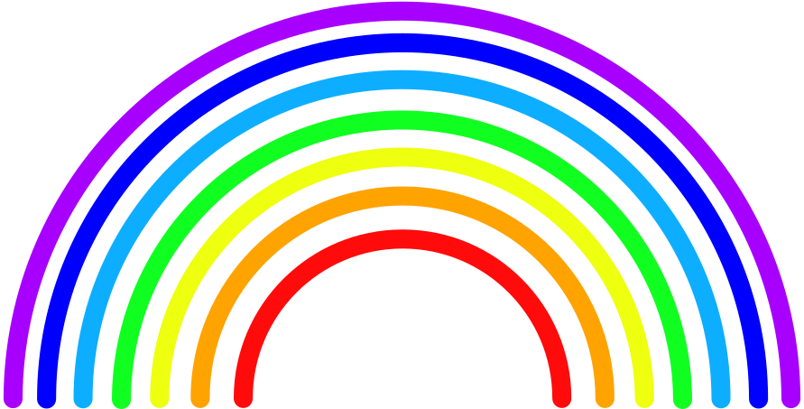 rainbow PNG、SVG