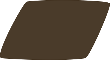 Brown parallelogram PNG, SVG