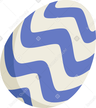 Uovo di pasqua con motivo PNG, SVG