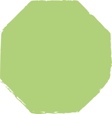 Green octagon PNG、SVG