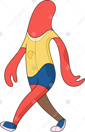 woman thin walking Illustration in PNG, SVG