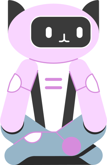 Robot cat PNG, SVG