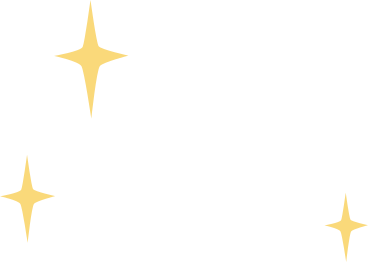 three yellow stars PNG, SVG