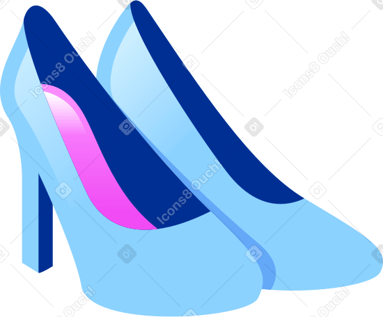 woman shoes Illustration in PNG, SVG
