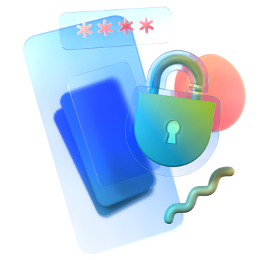 3D morphis smartphone password protection and cybersecurity PNG, SVG