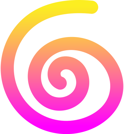 pink yellow spiral Illustration in PNG, SVG