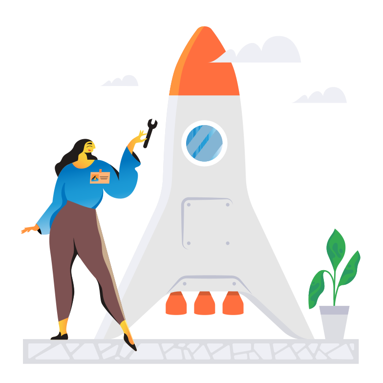 Rocket science Clipart illustration in PNG, SVG