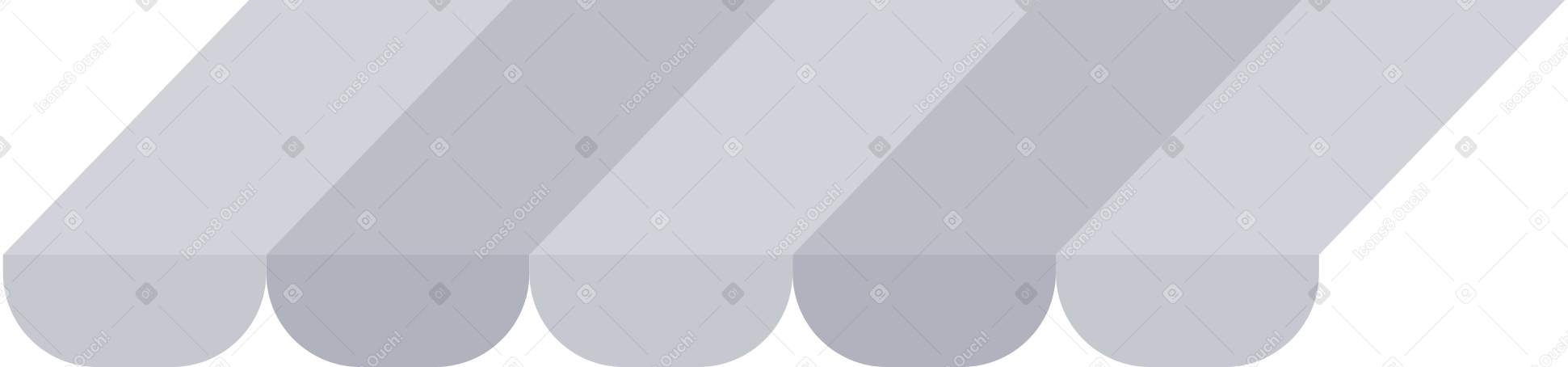 grey canopy Illustration in PNG, SVG