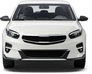 White car front view PNG, SVG