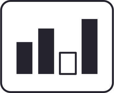 weißes rechteckiges analytics-symbol PNG, SVG