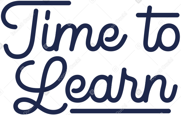 lettering time to learn PNG, SVG