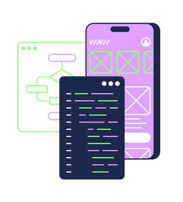 Mobile app development and coding PNG, SVG