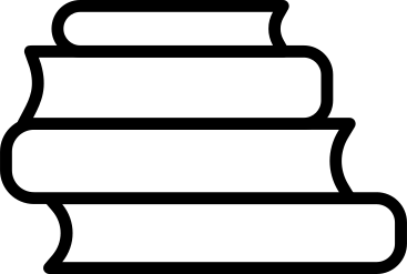 Four books are in a stack PNG, SVG