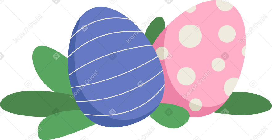 huevos de pascua PNG, SVG