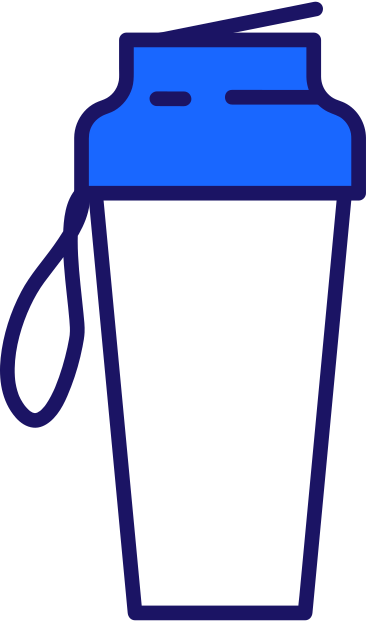 fitness drink shaker PNG, SVG