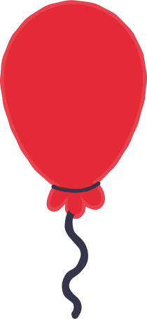 baloon Illustration in PNG, SVG