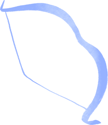 bow with a tensioned bowstring PNG, SVG