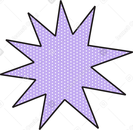 紫の星 PNG、SVG