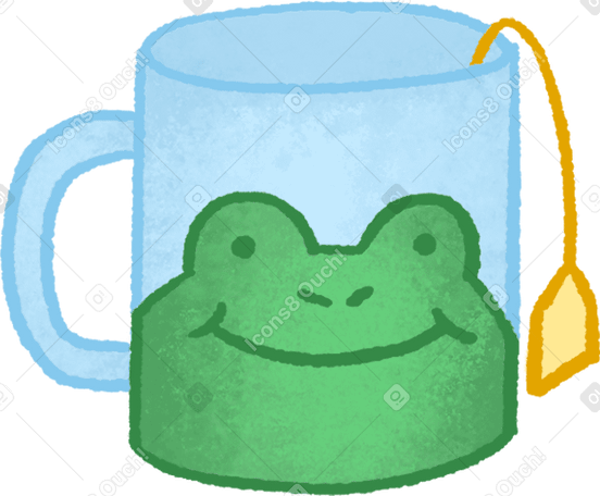 blue mug PNG、SVG