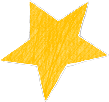 yellow big star PNG, SVG