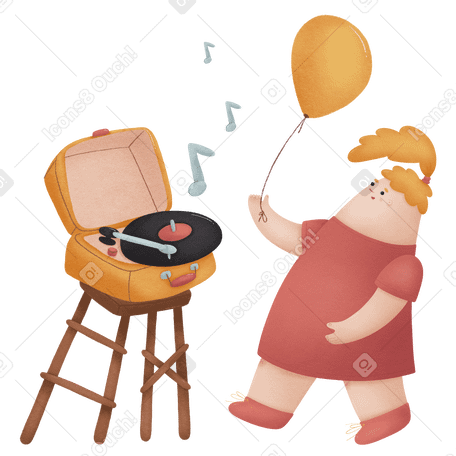 Preparing for the party Illustration in PNG, SVG