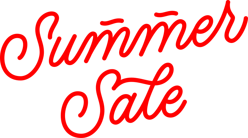 summer sale lettering calligraphy style Illustration in PNG, SVG