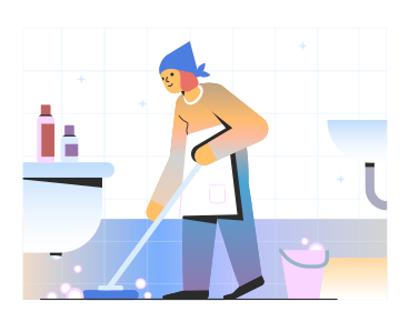 Cleaning woman PNG, SVG
