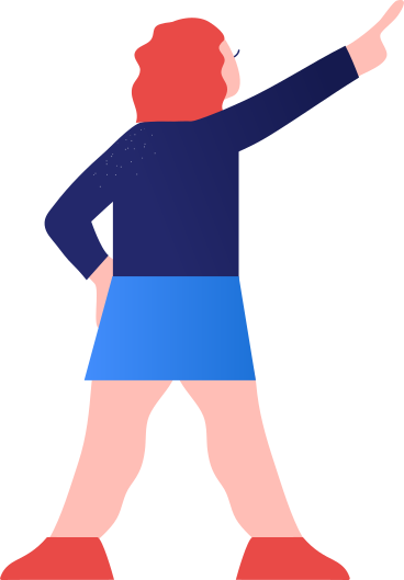 girl showing PNG, SVG