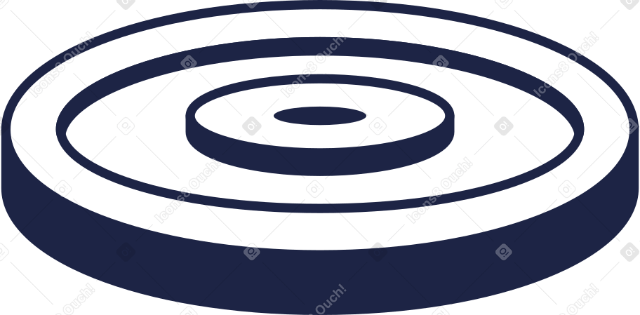 disc for barbell 3 line Illustration in PNG, SVG