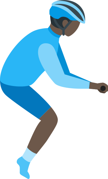 Homem ciclista PNG, SVG