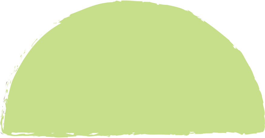 light green semicircle Illustration in PNG, SVG