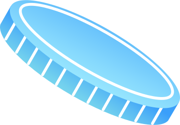 blue coin PNG, SVG