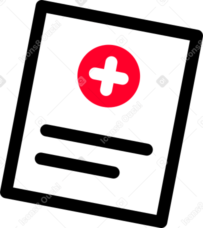 medical prescription on paper в PNG, SVG