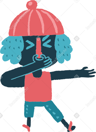 disgusted man Illustration in PNG, SVG
