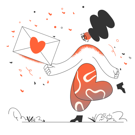 Valentine's Day Illustration in PNG, SVG