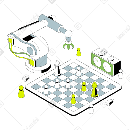 Strategy development with chess pieces PNG, SVG