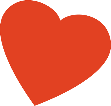 red heart for love PNG, SVG