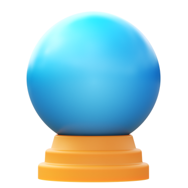 crystal ball PNG, SVG