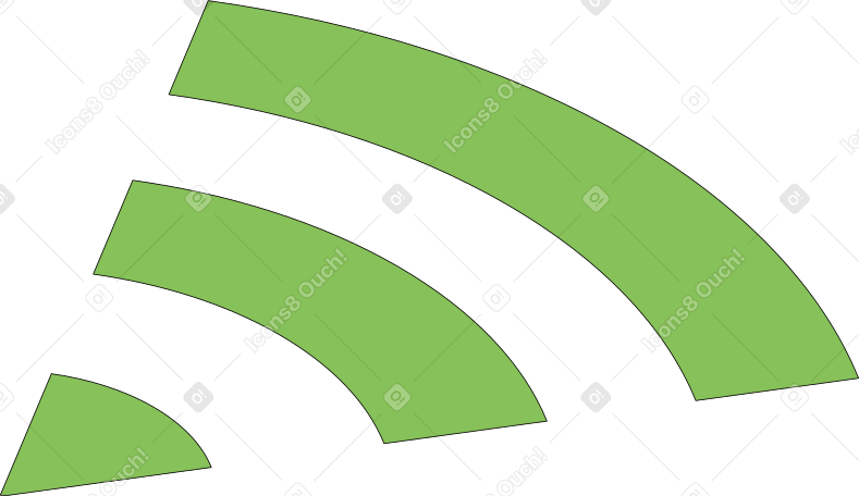 big wifi sign PNG, SVG